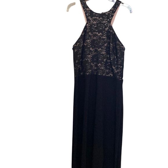 R&M Richards black gown, NWT, size 12 - Picture 1 of 7